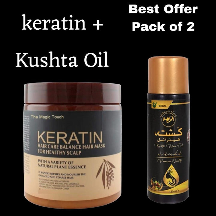 2 in 1 Hair Oil & Mask for All Hair Types