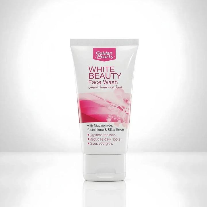 White Beauty Face Wash & Whitening Soap Bundle for Dry Skin