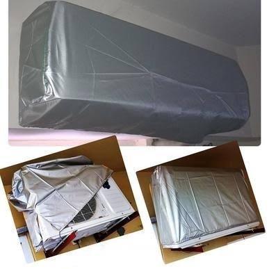 Waterproof AC Cover Grey Parachute Fabric 1 Ton