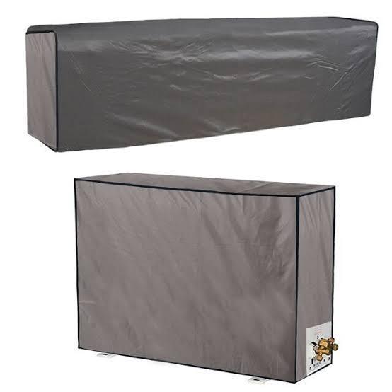 Waterproof AC Cover Grey Parachute Fabric 1 Ton
