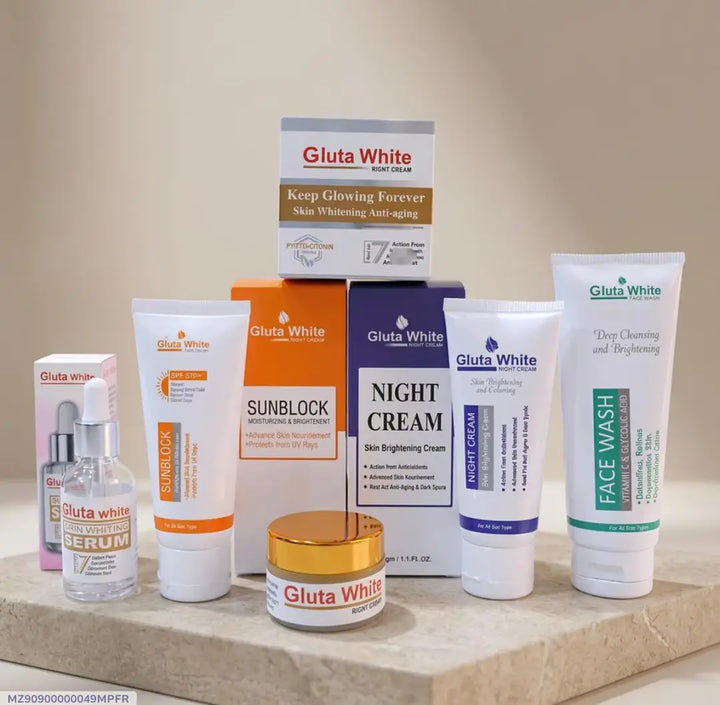 Gluta White 5 in 1 Skincare Bundle